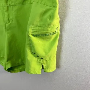 Merrell Shorts 12 Green‎ Outdoor Casual Zip Pocket Lightweight Womens thumbnail 2