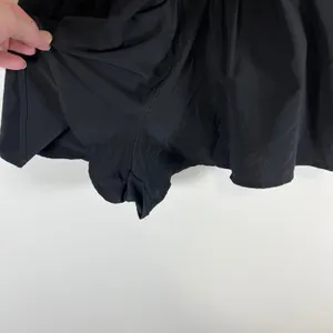 Aerie Black Crossover Waist Ruffle Skort Athletic Shorts Womens‎ XXS thumbnail 4