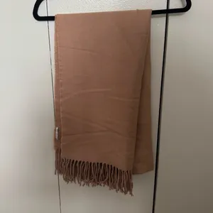 Abercrombie Camel Fringe Scarf thumbnail 2