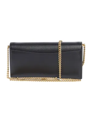 Kate Spade Black Leather Flap Crossbody Bag Katy Wallet $248 Retail NWT thumbnail 2