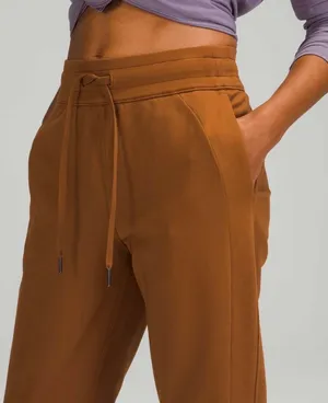 Lululemon Scuba High-Rise French Terry Jogger Copper Brown 6 thumbnail 8