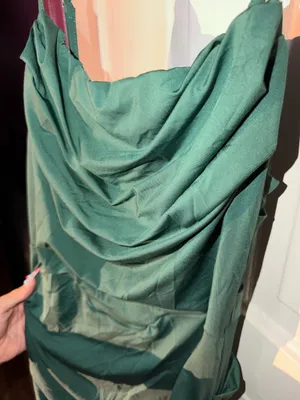Amazon Bodycon, Ruched, Spaghetti Strap, Mermaid, Elegant Dress thumbnail 3