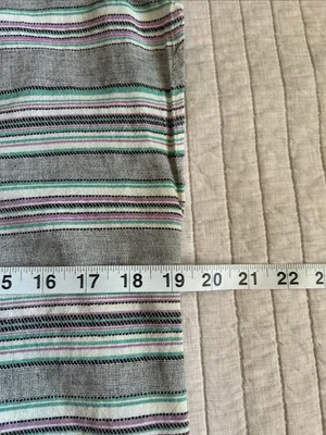 Kavu outdoor V-neck stripe summer hiking Gorpcore top 100% cotton med thumbnail 9