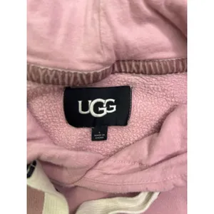 UGG Aderlyn Fleece Lounge Hoodie Dress in Clay Pink Size L thumbnail 5