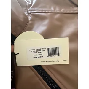 NWT V Force Collection By New Designer Space CLASSIC UTILITY JACKET COPPER SOLI thumbnail 11