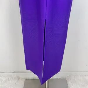 Elliatt Rosemaire Bandage Bodycon Midi Dress Purple Size Small NWT thumbnail 6