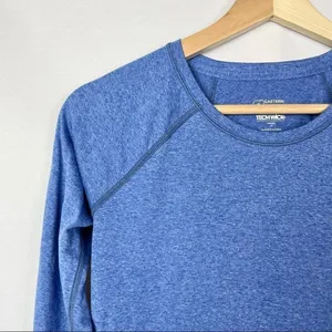 Eastern Mountain‎ Sports Blue Long Sleeve Athletic Top XS thumbnail 4