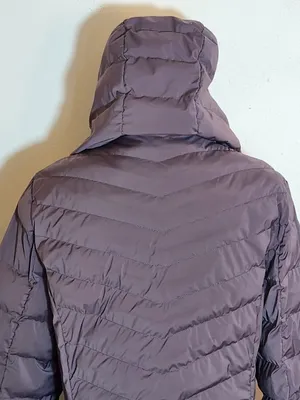 32 Degrees Dusty Purple Hooded Puffer Jacket Size Medium thumbnail 4