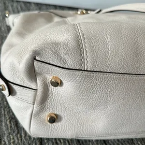 Coach Chalk White Pebbled Leather Lenox Satchel F59325 thumbnail 14