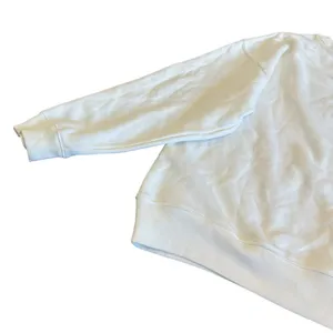 Gap Oversized Pullover Sweatshirt Sweater White Gold Silver Logo Stretch Size XL thumbnail 9