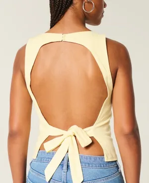Yellow Hollister Top thumbnail 2