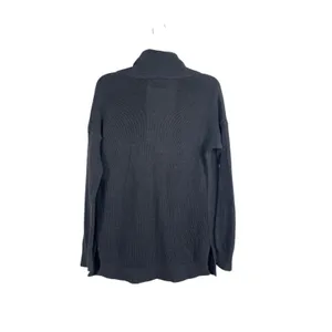 Abercrombie & Fitch Open Front Cardigan Sweater Logo Women’s Gray Shawl Collar S thumbnail 4