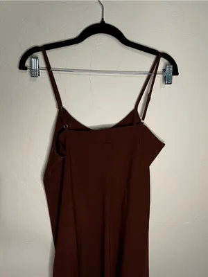 Nanette Lepore Chocolate Brown Slip Sexy Going Out Semi-Sheer Mini Dress thumbnail 8