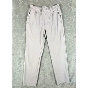 Vuori Miles Ankle Pants Women Small Beige Tapered Joggers Zip Pocket Performance thumbnail 12