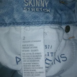 American Eagle 2 28x29 Skinny Stretch Distressed Jeans thumbnail 6
