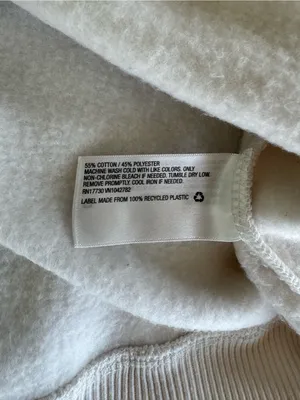 a new day Ivory Cream Pullover Hoodie Sweatshirt Size XL thumbnail 5