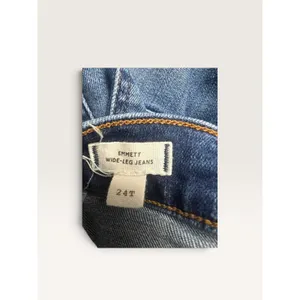 Madewell Emmett Wide Leg Jeans Womens 24 Tall High Rise Medium Wash NR844 thumbnail 5