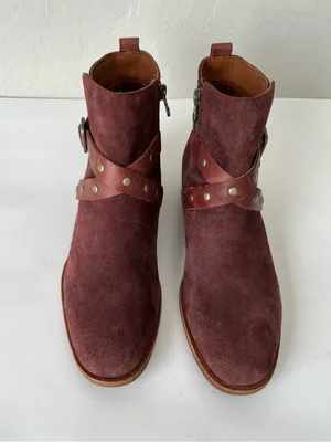 Kork-Ease Kenai Boots leather ankle boots burgundy 6.5 NEW thumbnail 8