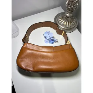 Vintage 2002 Christian Dior Street Chic Columbus Bag Tan Leather Galliano Era‎ thumbnail 5