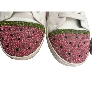 Betsey Johnson White Melon Embellished Sneaker Sz 10 Limited Edition Watermelon thumbnail 3