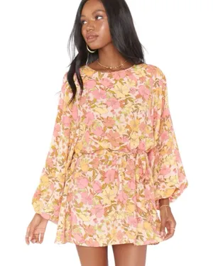 Show Me Your Mumu Larissa Dress In Pretty Poppy thumbnail 1