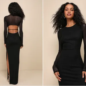 LULU's Prom Wedding Special Event Modern Chic Sexy Mermaid Maxi Dress thumbnail 6