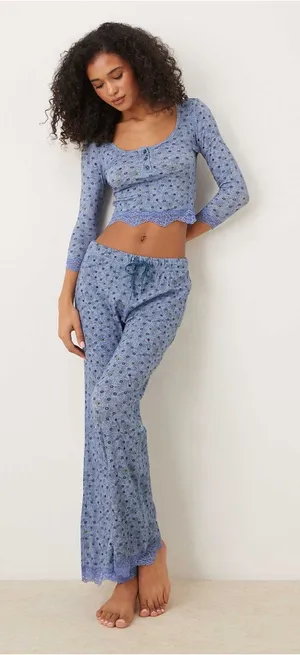 Free People Stolen Dance Floral Print Sleep Set thumbnail 1