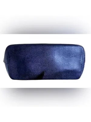 Kate Spade Lola Joely Large Glitter Carryall Tote in Dusk Navy Blue GUC thumbnail 8
