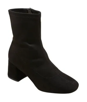 NWT A New Day Womens Dolly Ankle Boots 88098510 Black 6.5M thumbnail 1