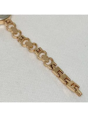 Blear women’s watch rose gold tone 24mm quartz rhinestones up to 7.5” running thumbnail 8