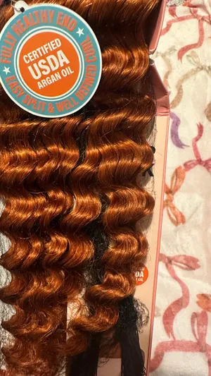 Boho human hair Red thumbnail 4