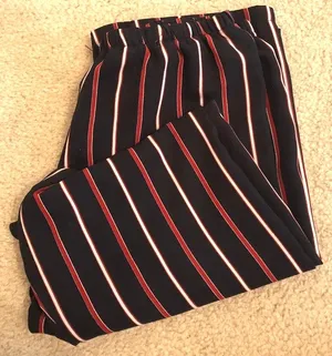 Brandy Melville Red White & Blue Striped Pants thumbnail 2