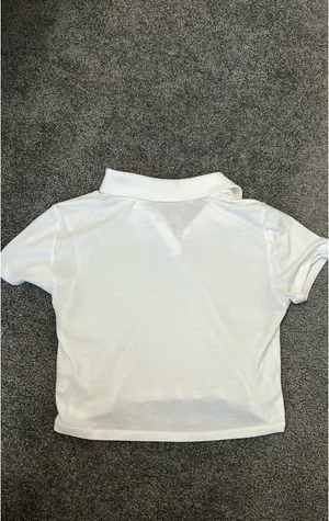 American Eagle Collared White Top thumbnail 3