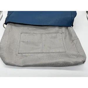 Kate Spade Crossbody Bag Womens Medium Blue Leather Zip Front Adjustable Strap thumbnail 12