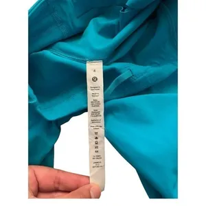 Lululemon‎ In Movement Straight Leg Pant Womens 4 Cyan Blue Everlux Activewear thumbnail 2