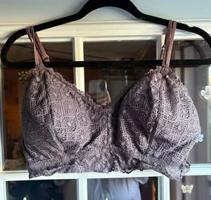 Maurices Dusty Mauve Lace Bralette thumbnail 1