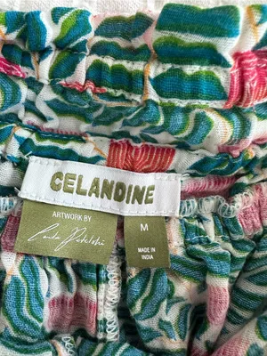 Anthropologie Carla Petelski x Celandine Cotton Ruffled Mini Skort thumbnail 4