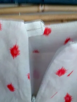 Brooks Brothers 6 Preppy White Red Splat Dot Straight Skirt thumbnail 3