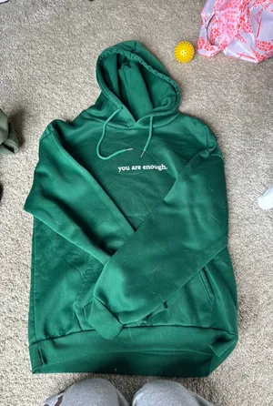 affirmation hoodie Green thumbnail 1