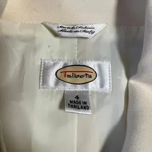 Vintage Talbots Wool Double Breasted Crop Peacoat Size 4 Preppy Modest Classic thumbnail 4