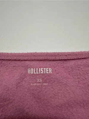 Hollister Dusty Mauve Cropped Sweatshirt thumbnail 3