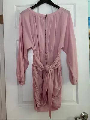 Free People The Only One Mini Dress in Light Pink thumbnail 3