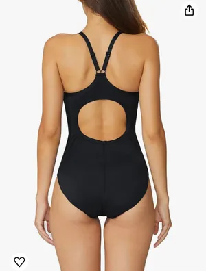 Women's Athletic Training Adjustable Strap One Piece Swimsuit thumbnail 2