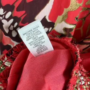 Cato Butterfly‎ Floral Print Blouse Size 22/24W Multicolor Smocked Hem Resort thumbnail 7