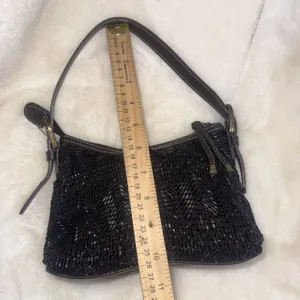 Vintage Y2K Nine West Boho Brown Rustic Fairy Festival Hippie Shoulder Bag Purse thumbnail 10