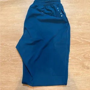 Barco One Women’s Scrub Pants Small Petite Blue Jogger Workwear thumbnail 5