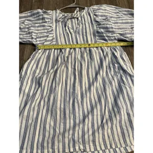 Universal Threads Women's Puff Sleeve Mini Striped‎ Dress Size S thumbnail 10