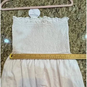 Petal And Pup Richmond Dress Strapless White Smocked Size 4 thumbnail 12