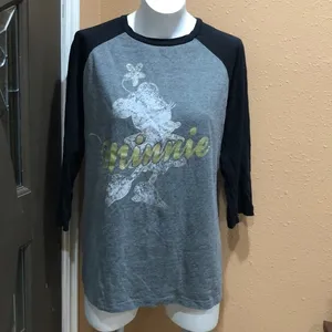 Disney Parks Minnie Mouse gray T-shirt thumbnail 2