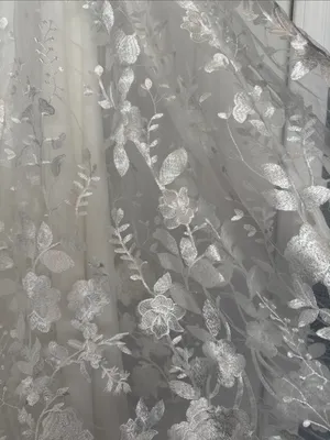 Altar'd State Ivory Floral Appliqué Maxi Dress thumbnail 2